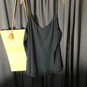 Torrid beautiful Green double layer cami.  (Torrid tub).